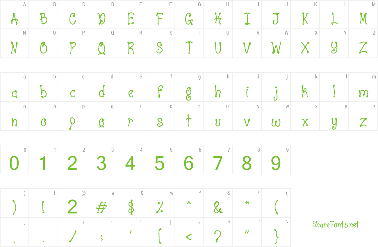 Font Ghost Hunters preview